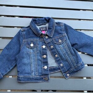 The children’s place girls denim jacket